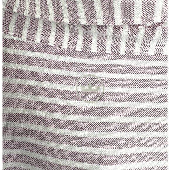 Peter Millar Crown Crafted Albatross Stripe Cotton Blend Piqué Polo sz XXL‎ - Picture 9 of 9